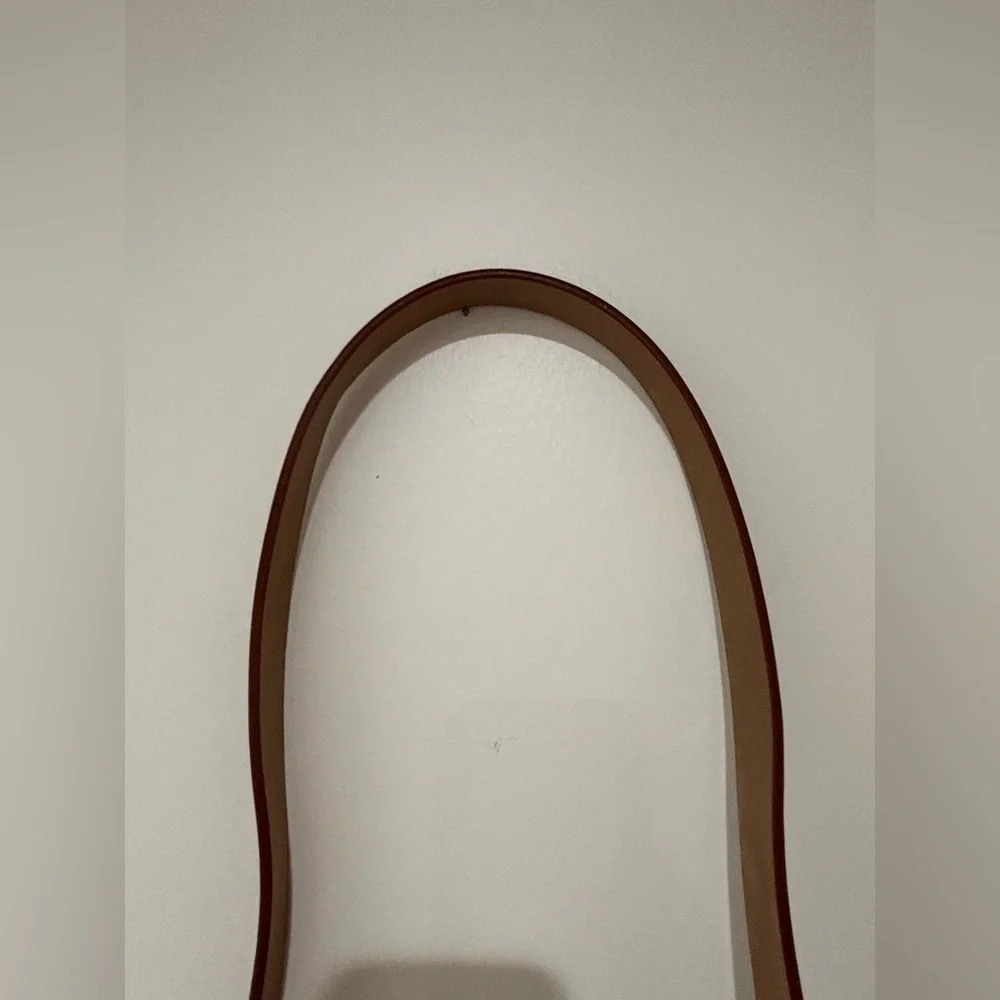 Classic Brown Women’s Belt with Gold Buckle